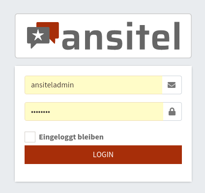 Einloggen