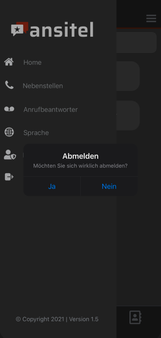 abmeldung