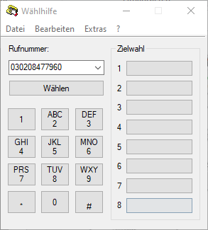 Anruf aufbauen