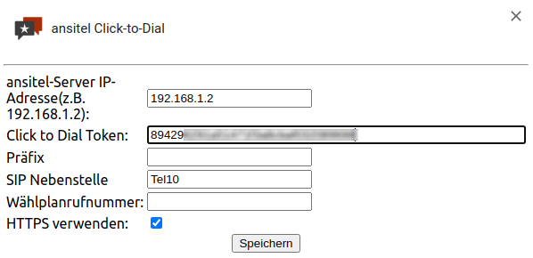 Optionen-Seite