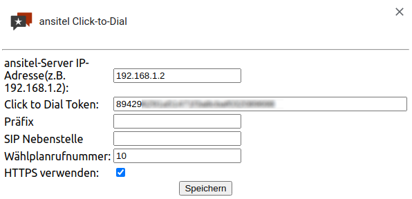Optionen-Seite