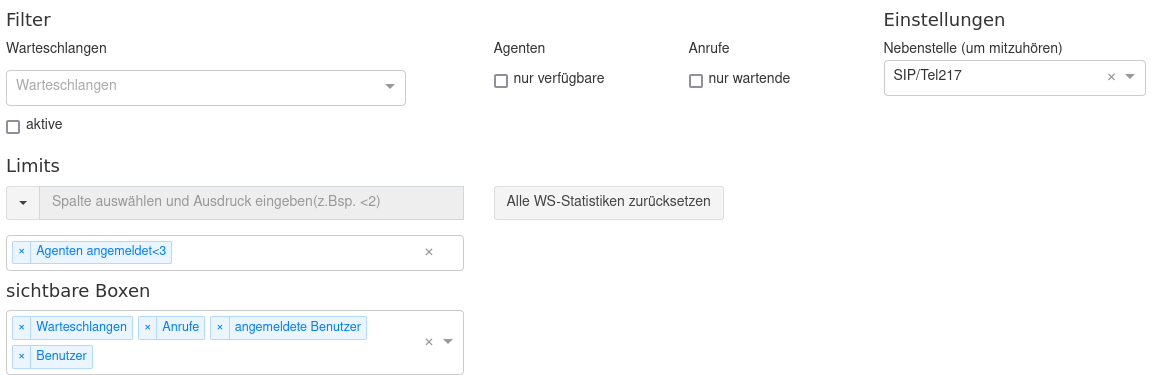 Einstellungen